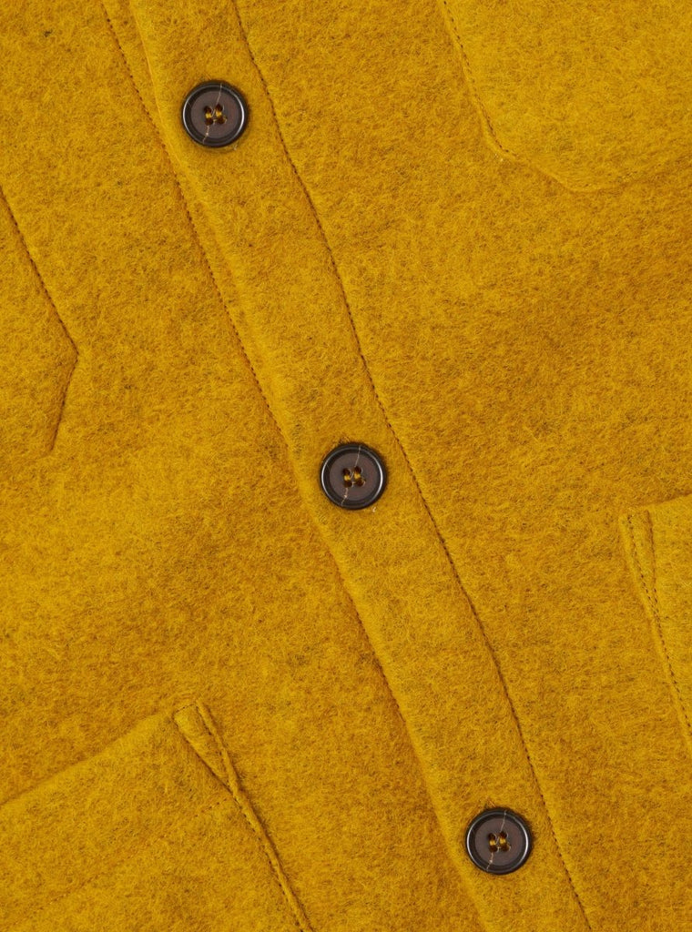 Wool Fleece Cardigan / Yellow - STER/EO MUCUniversal WorksMYellow