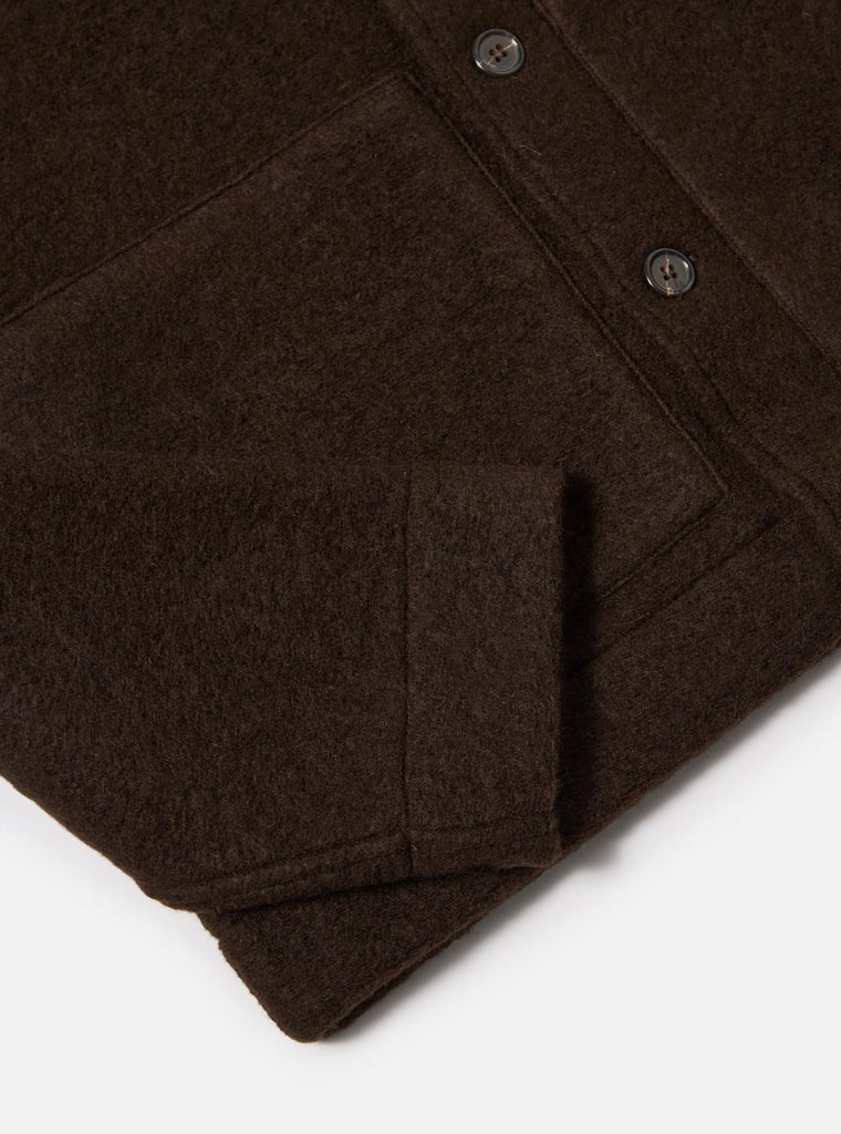 Wool Fleece Uniform Jacket / Brown - STER/EO MUCJacketUniversal WorksMBrown