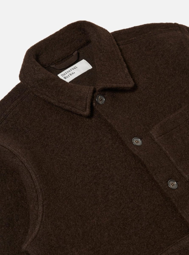 Wool Fleece Uniform Jacket / Brown - STER/EO MUCJacketUniversal WorksMBrown