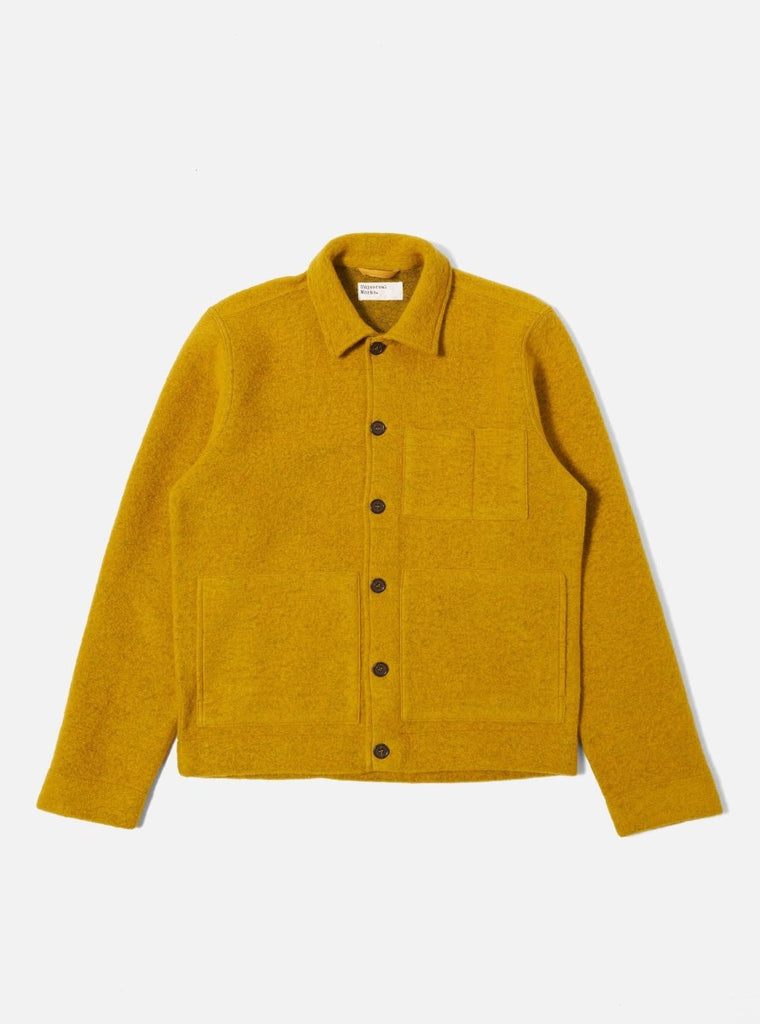 Wool Fleece Uniform Jacket / Yellow - STER/EO MUCJacketUniversal WorksMYellow