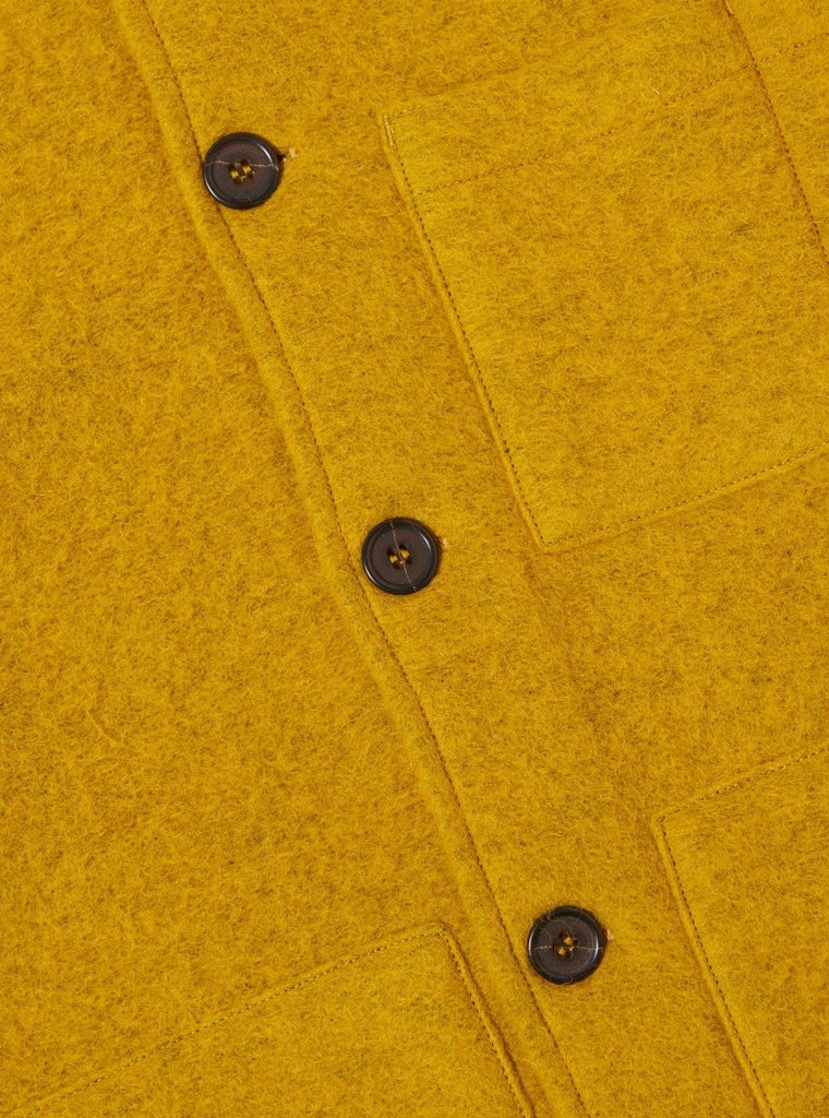 Wool Fleece Uniform Jacket / Yellow - STER/EO MUCJacketUniversal WorksMYellow