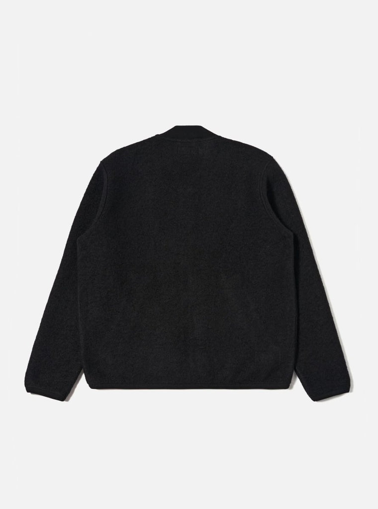 Wool Fleece Zip Bomber / Black - STER/EO MUCCardigansUniversal WorksMBlack