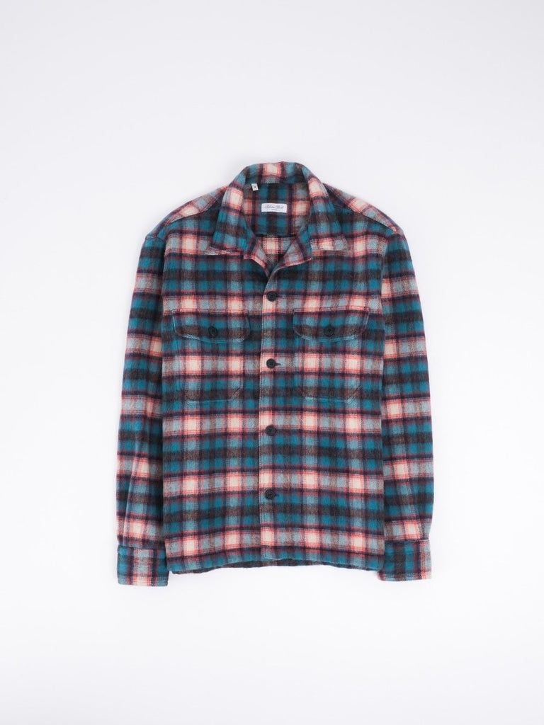 Wool Overshirt Check / Blue Red Check - STER/EO MUCOvershirtSalvatore PiccoloMMulticolour