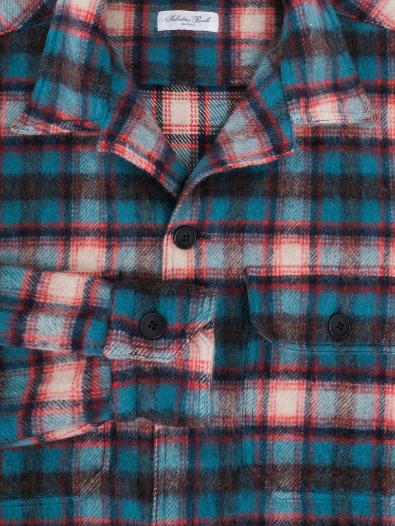 Wool Overshirt Check / Blue Red Check - STER/EO MUCOvershirtSalvatore PiccoloMMulticolour