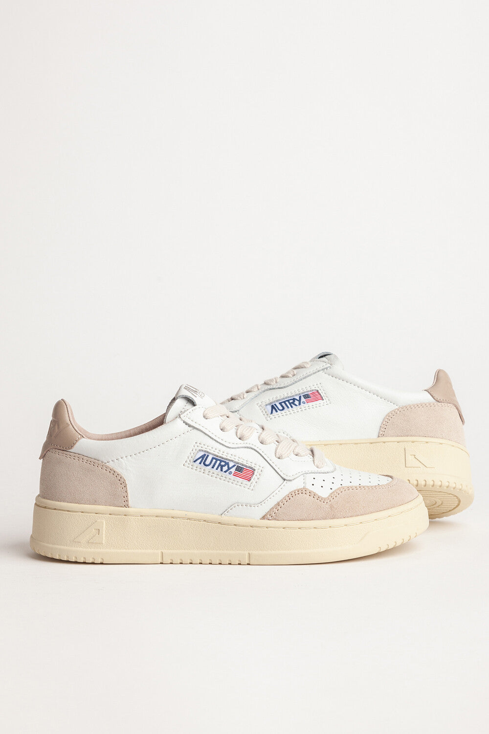 AUTRY 01 Low / Suede White Pepper