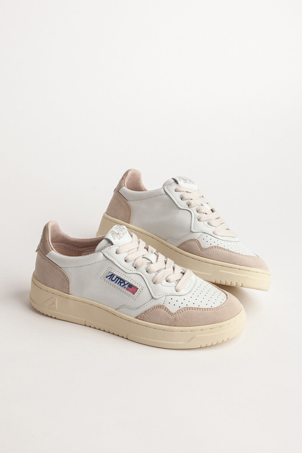 AUTRY 01 Low / Suede White Pepper