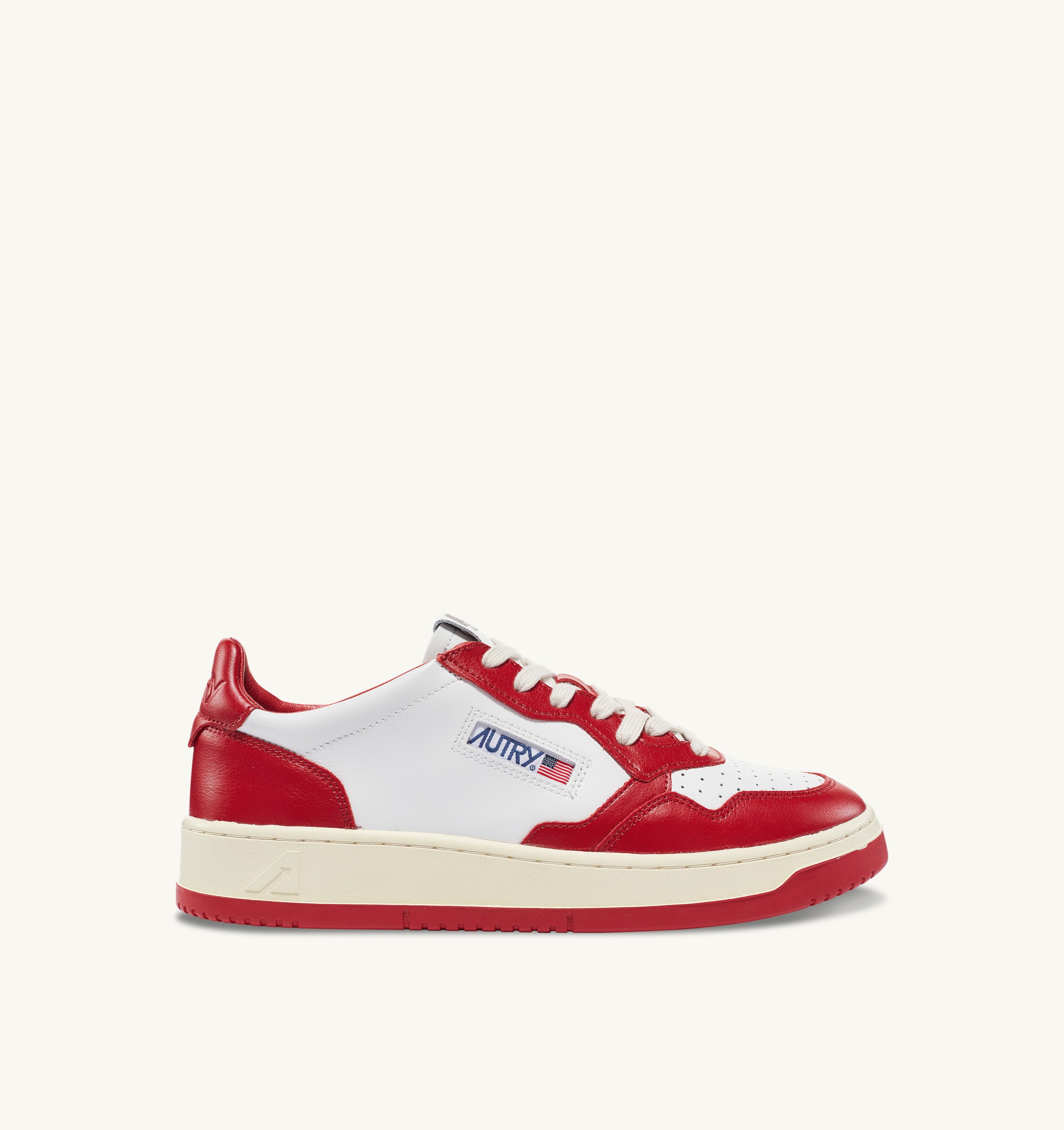 Medalist Low Bicolour / White Red