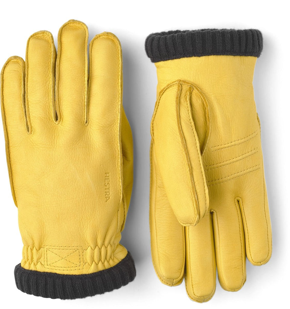 Deerskin Primaloft Rib / Natural Yellow - STER/EO MUCGlovesHestra8Yellow