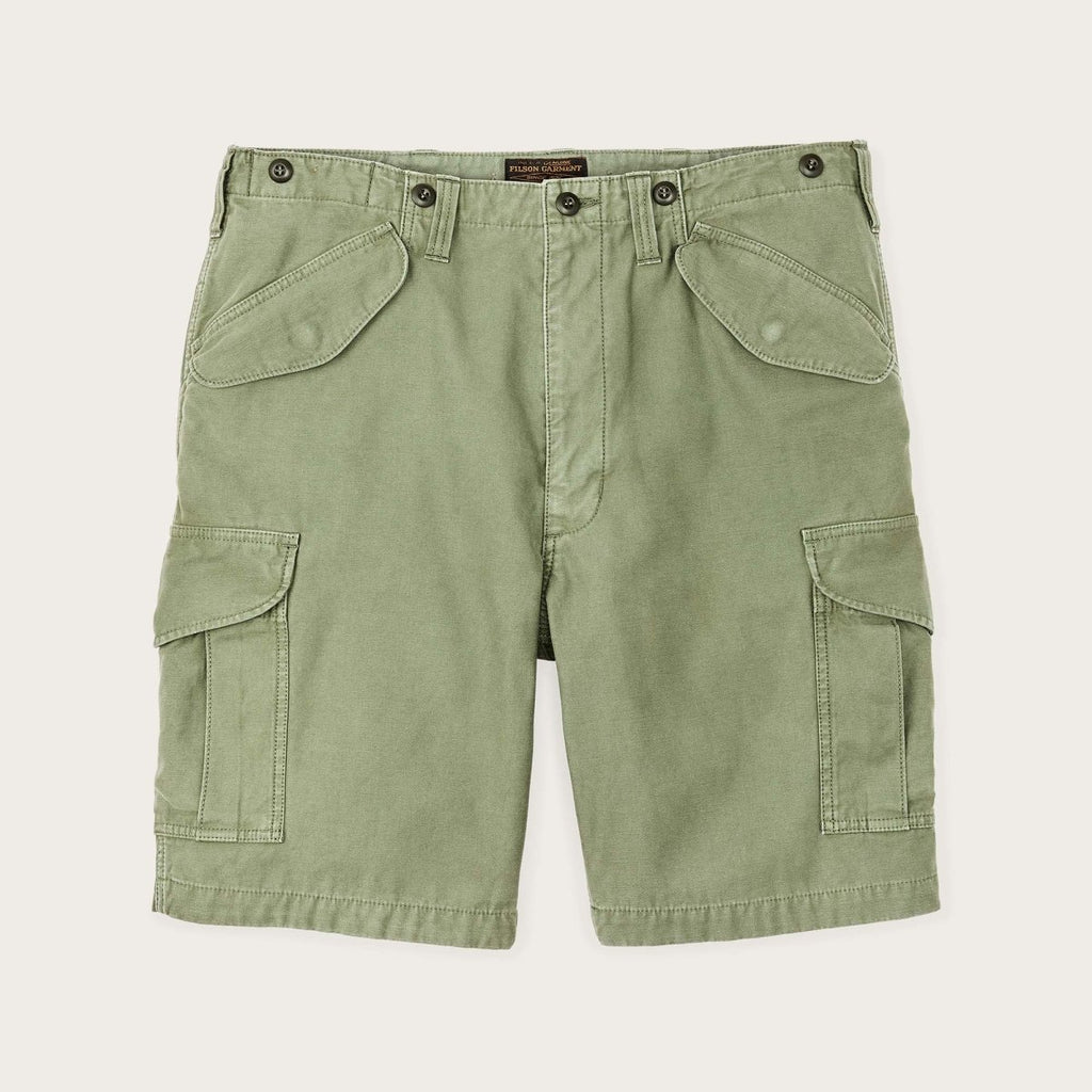 Field Cargo Shorts / Washed Fatigue Green - STER/EO MUCCargoshortsFilson32Green