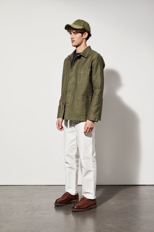 Moleskin Work Jacket / Kaki - STER/EO MUCOvershirtLe Mont Saint Michel46Green