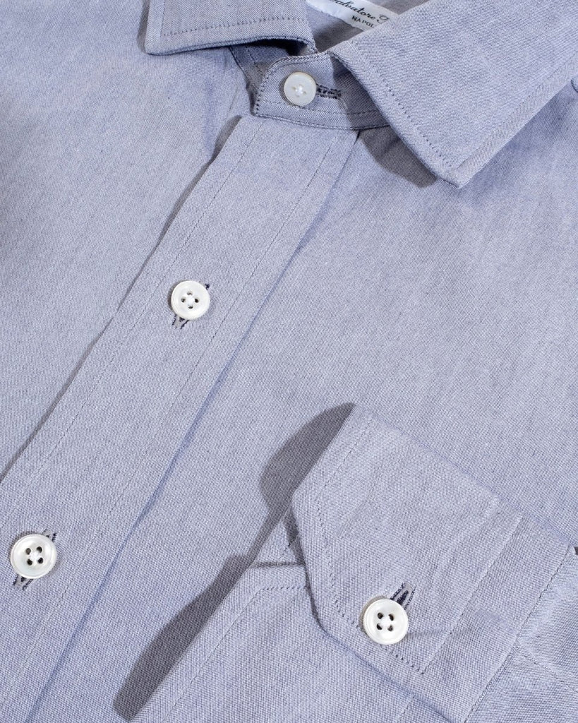 Shirt Man Handmade / Stone - STER/EO MUCPlain ShirtsSalvatore Piccolo40Blue