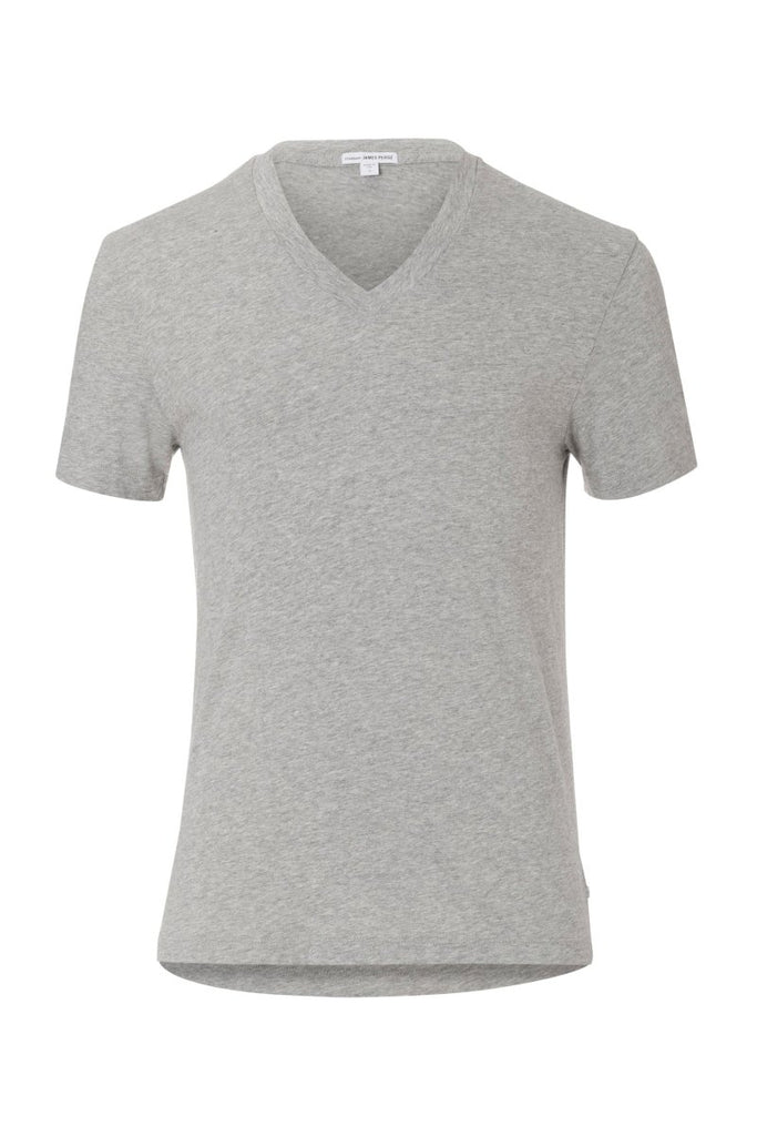 V - Neck T-Shirt / Heather Grey - STER/EO MUCT-ShirtJames Perse0Grey